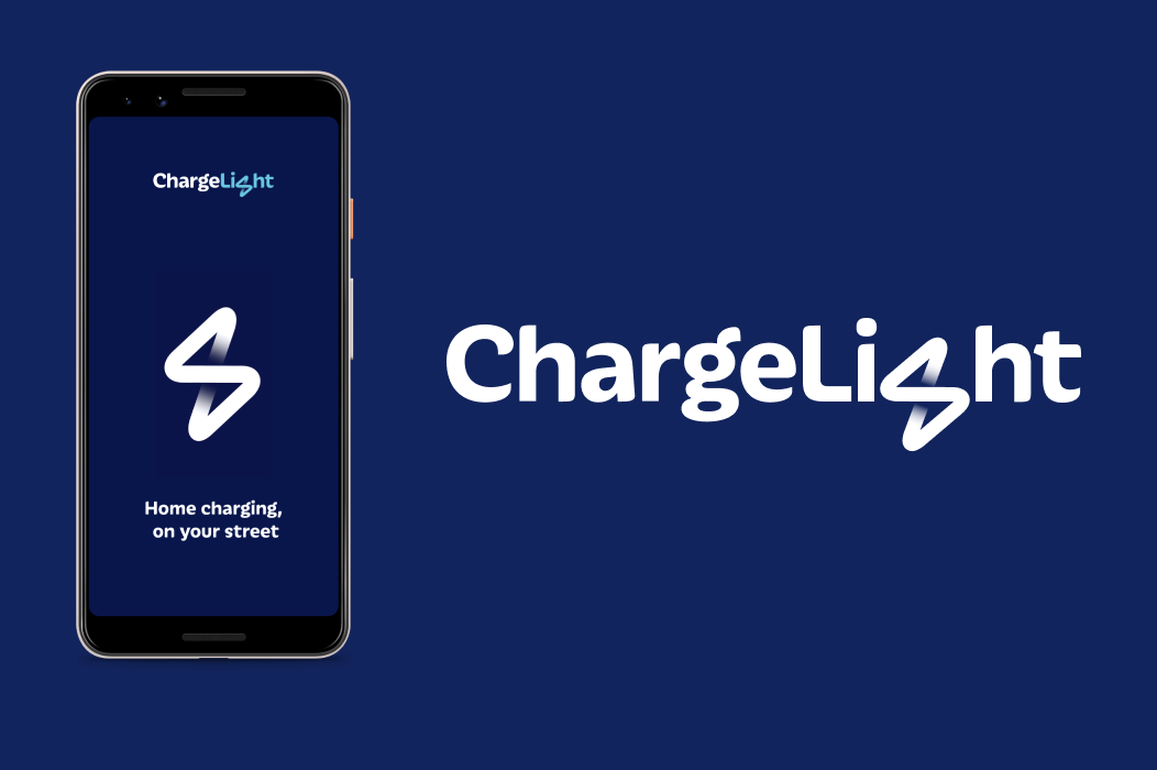 Chargelight Logo with mobile app version