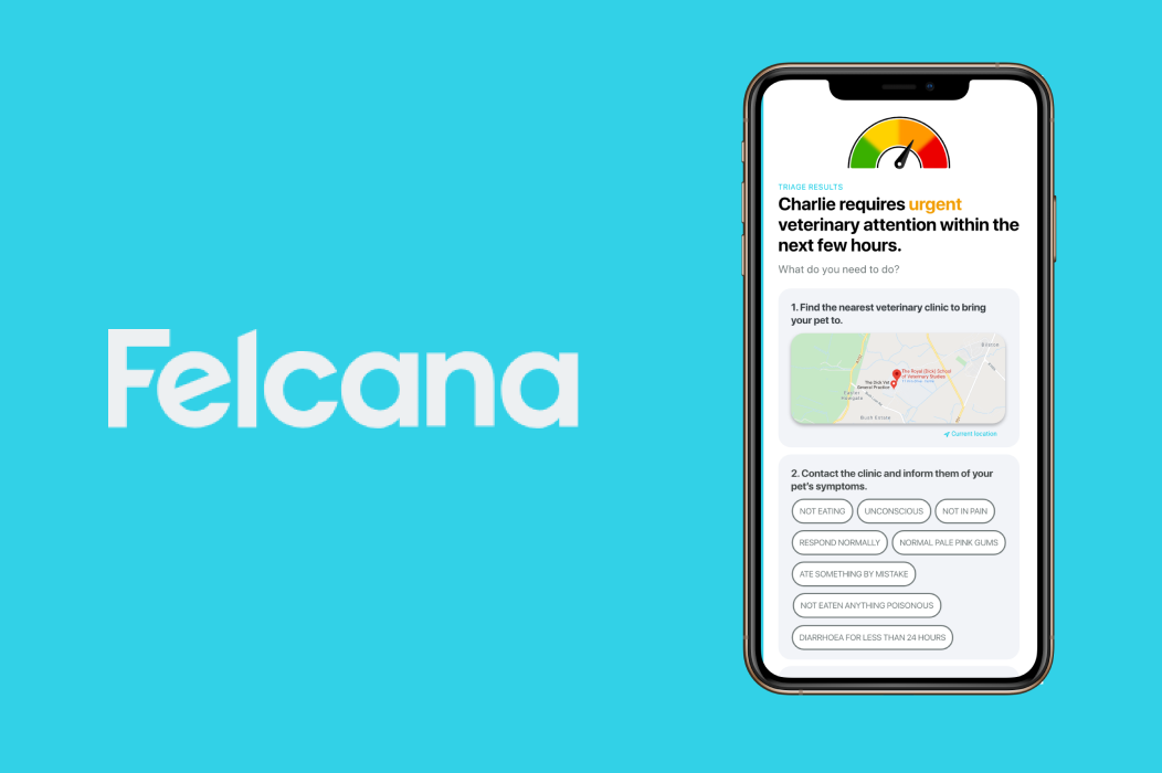 Felcana Logo with mobile app version