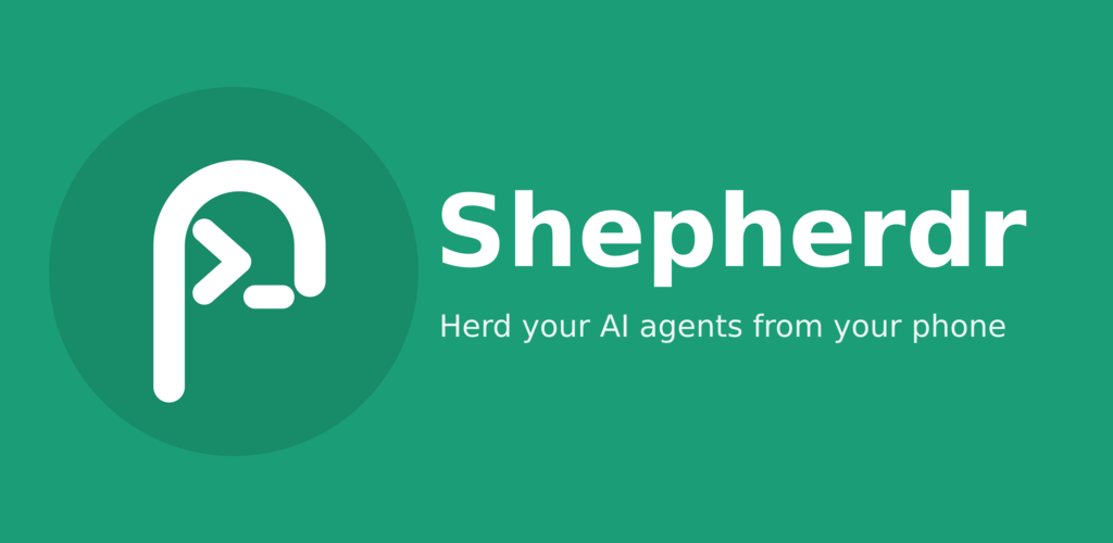 Shepherdr app icon and phone screenshots